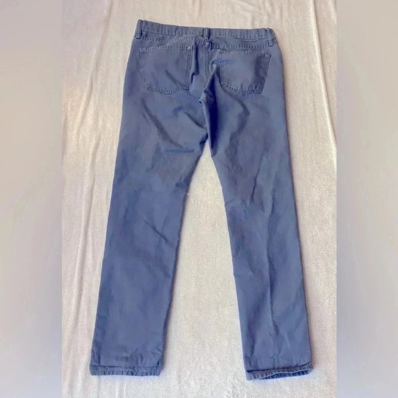 Old Navy Cotton Straight 32 Slim Lightweight Straight Leg Slate Blue Pants GUC - Picture 4 of 5